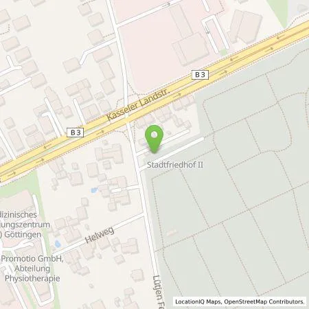 Standortübersicht der Tankstelle Stadtwerke Göttingen AG in 37081 Göttingen