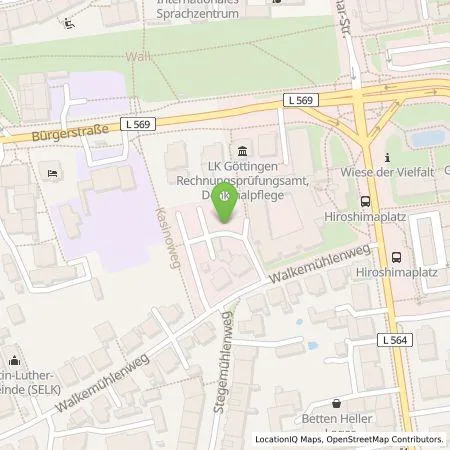 Standortübersicht der Tankstelle Stadtwerke Göttingen AG in 37037 Göttingen