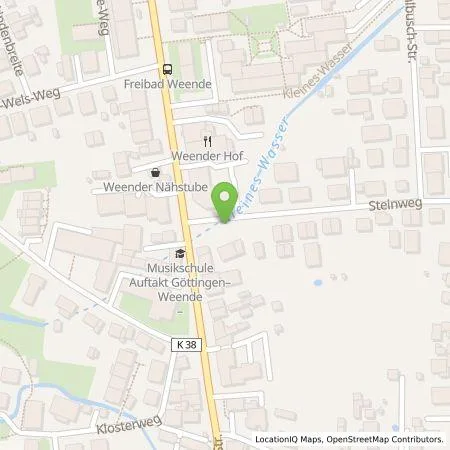 Standortübersicht der Tankstelle Stadtwerke Göttingen AG in 37077 Göttingen