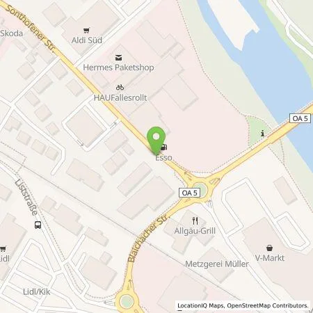 Standortübersicht der Tankstelle KreuterMedeleSchäfer GmbH & Co. KG in 87509 Immenstadt