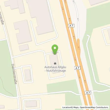 Standortübersicht der Tankstelle KreuterMedeleSchäfer GmbH & Co. KG in 87437 Kempten