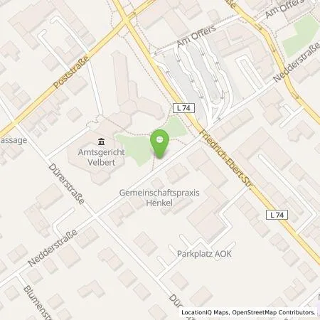 Standortübersicht der Tankstelle Neue Energien GmbH in 42549 Velbert