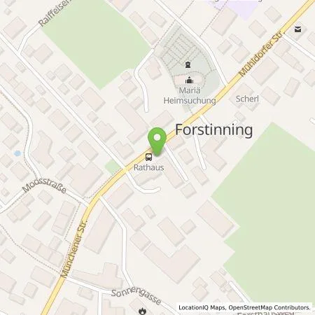 Standortübersicht der Tankstelle EBERwerk GmbH & Co. KG in 85561 Forstinning