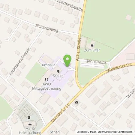 Standortübersicht der Tankstelle EBERwerk GmbH & Co. KG in 85561 Forstinning