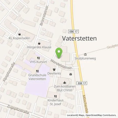 Standortübersicht der Tankstelle EBERwerk GmbH & Co. KG in 85591 Vaterstetten