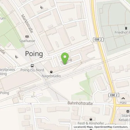 Standortübersicht der Tankstelle EBERwerk GmbH & Co. KG in 85586 Poing