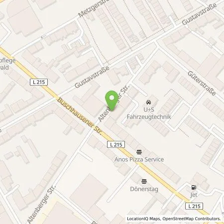 Standortübersicht der Tankstelle HOCHTIEF Ladepartner GmbH in 46049 Oberhausen