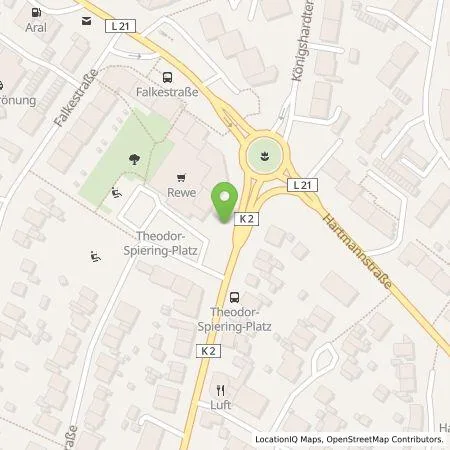 Standortübersicht der Tankstelle HOCHTIEF Ladepartner GmbH in 46145 Oberhausen