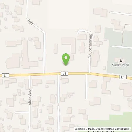 Standortübersicht der Tankstelle Stadtwerke Nordfriesland GmbH in 25926 Ladelund