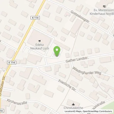 Standortübersicht der Tankstelle Stadtwerke Nordfriesland GmbH in 25899 Niebüll