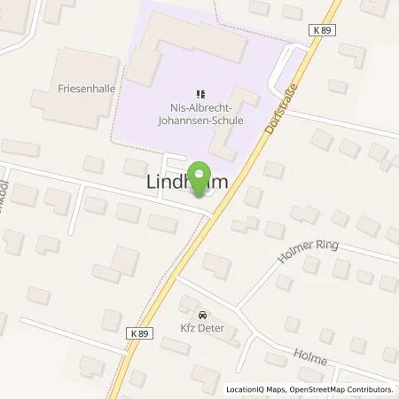 Standortübersicht der Tankstelle Stadtwerke Nordfriesland GmbH in 25920 Risum-Lindholm