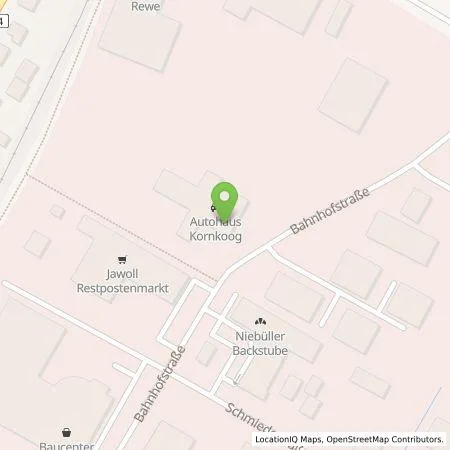 Standortübersicht der Tankstelle Stadtwerke Nordfriesland GmbH in 25899 Niebüll