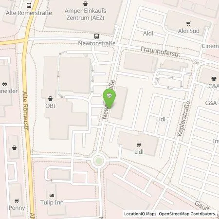 Standortübersicht der Tankstelle Stadtwerke Dachau in 85221 Dachau