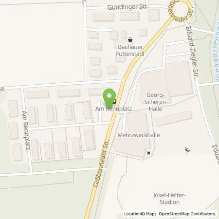 Standortübersicht der Tankstelle Stadtwerke Dachau in 85221 Dachau