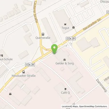 Standortübersicht der Tankstelle SÜC Energie und H20 GmbH in 96450 Coburg