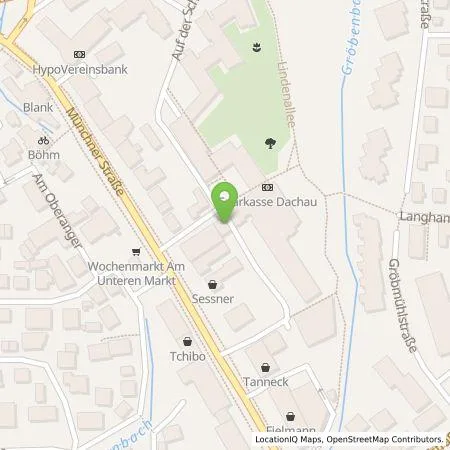 Standortübersicht der Tankstelle Stadtwerke Dachau in 85221 Dachau