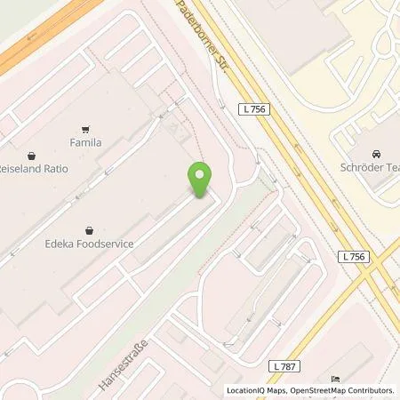 Standortübersicht der Tankstelle EnKL GmbH in 33689 Bielefeld