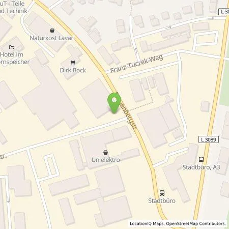 Standortübersicht der Tankstelle Erneuerbare für Marburg-Biedenkopf GmbH & Co. KG in 35039 Marburg