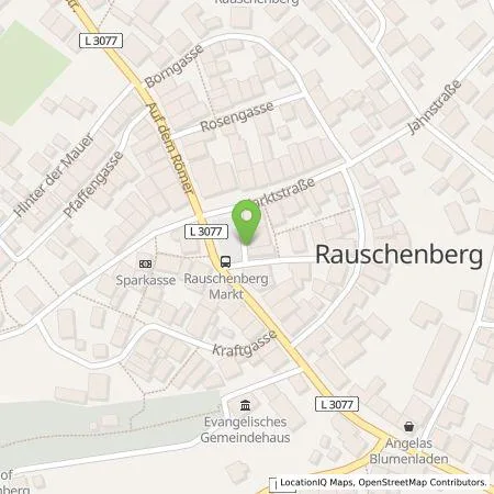 Standortübersicht der Tankstelle Erneuerbare für Marburg-Biedenkopf GmbH & Co. KG in 35282 Rauschenberg