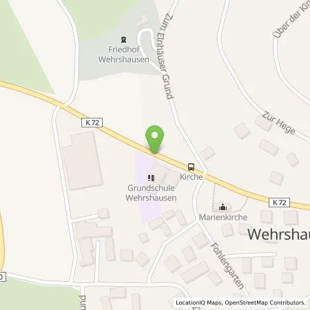 Standortübersicht der Tankstelle Erneuerbare für Marburg-Biedenkopf GmbH & Co. KG in 35041 Marburg