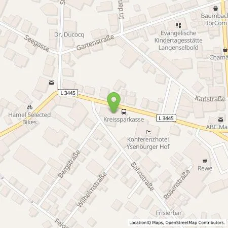 Standortübersicht der Tankstelle Versorgungsservice Main-Kinzig GmbH in 63505 Langenselbold