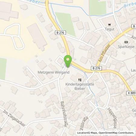 Standortübersicht der Tankstelle Versorgungsservice Main-Kinzig GmbH in 63599 Biebergemünd-Bieber