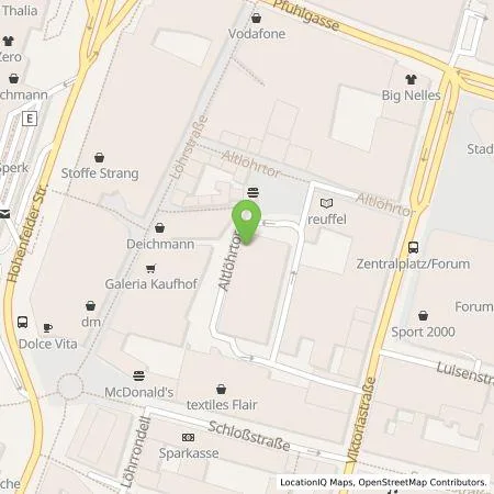 Standortübersicht der Tankstelle B+B Parkhaus GmbH & Co.KG in 56068 Koblenz