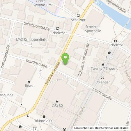 Standortübersicht der Tankstelle B+B Parkhaus GmbH & Co.KG in 73728 Esslingen