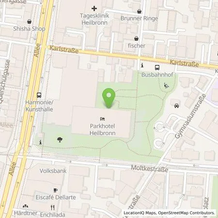 Standortübersicht der Tankstelle B+B Parkhaus GmbH & Co.KG in 74072 Heilbronn