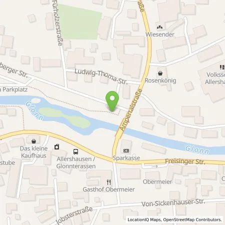Standortübersicht der Tankstelle Bürger-Energie Genossenschaft Freisinger Land eG in 85391 Allershausen