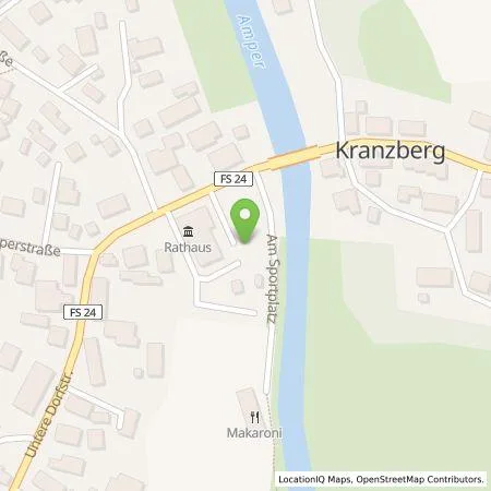 Standortübersicht der Tankstelle Bürger-Energie Genossenschaft Freisinger Land eG in 85402 Kranzberg