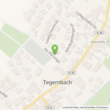 Standortübersicht der Tankstelle Bürger-Energie Genossenschaft Freisinger Land eG in 84104 Rudelzhausen-Tegernbach