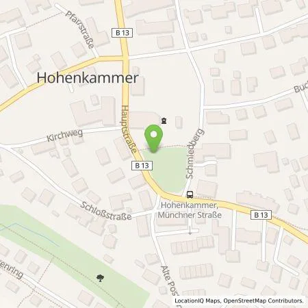 Standortübersicht der Tankstelle Bürger-Energie Genossenschaft Freisinger Land eG in 85411 Hohenkammer