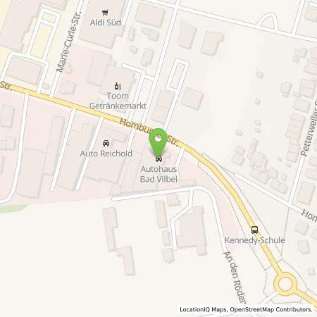 Standortübersicht der Tankstelle SWBV Versorgungs-GmbH in 61118 Bad Vilbel