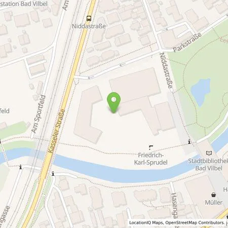 Standortübersicht der Tankstelle SWBV Versorgungs-GmbH in 61118 Bad Vilbel