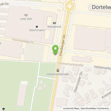 Standortübersicht der Tankstelle SWBV Versorgungs-GmbH in 61118 Bad Vilbel