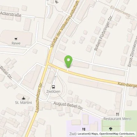 Standortübersicht der Tankstelle Energieversorgung Gera GmbH in 07551 Gera