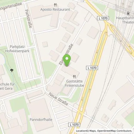 Standortübersicht der Tankstelle Energieversorgung Gera GmbH in 07548 Gera