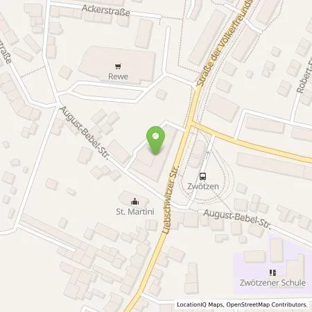 Standortübersicht der Tankstelle Energieversorgung Gera GmbH in 07551 Gera