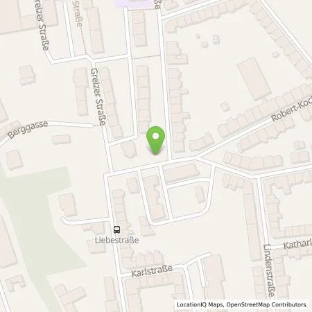 Standortübersicht der Tankstelle Energieversorgung Gera GmbH in 07552 Gera