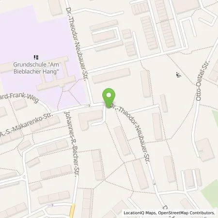 Standortübersicht der Tankstelle Energieversorgung Gera GmbH in 07546 Gera