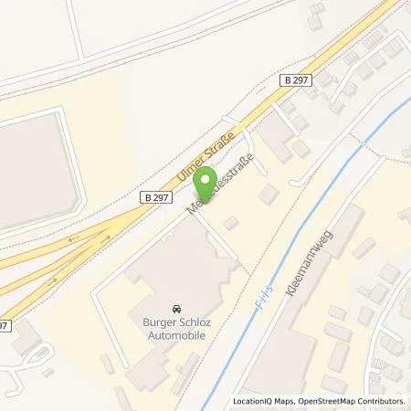 Standortübersicht der Tankstelle Burger Schloz Automobile GmbH & Co. KG in 73066 Uhingen