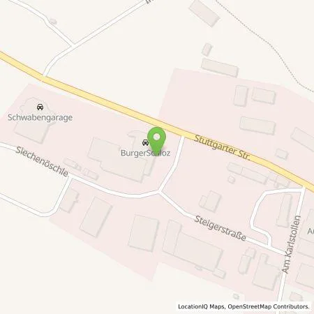 Standortübersicht der Tankstelle Burger Schloz Automobile GmbH & Co. KG in 73312 Geislingen an der Steige
