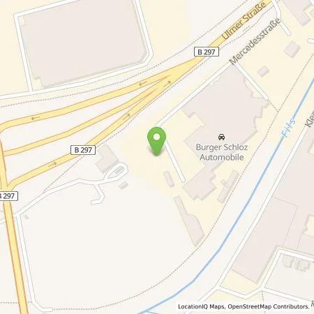 Standortübersicht der Tankstelle Burger Schloz Automobile GmbH & Co. KG in 73066 Uhingen