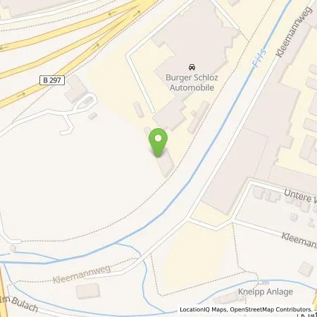 Standortübersicht der Tankstelle Burger Schloz Automobile GmbH & Co. KG in 73066 Uhingen