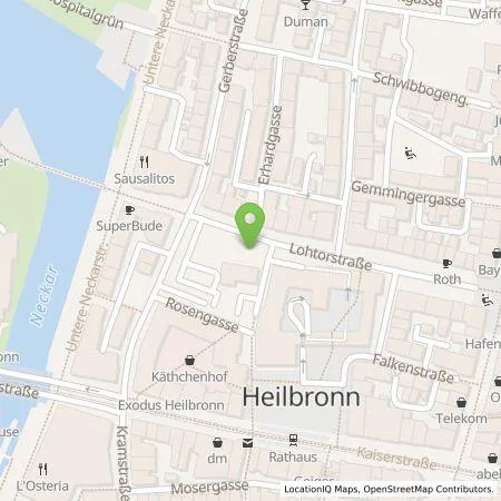 Standortübersicht der Tankstelle Stadtwerke Heilbronn GmbH in 74072 Heilbronn