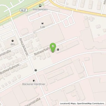 Standortübersicht der Tankstelle Stadtwerke Heilbronn GmbH in 74081 Heilbronn