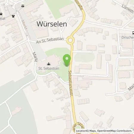 Standortübersicht der Tankstelle STAWAG - Stadt- und Städteregionswerke Aachen AG in 52146 Würselen