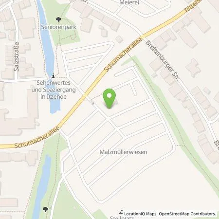 Standortübersicht der Tankstelle Stadtwerke Steinburg GmbH in 25524 Itzehoe