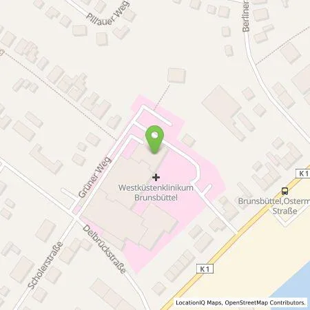 Standortübersicht der Tankstelle Stadtwerke Steinburg GmbH in 25541 Brunsbüttel